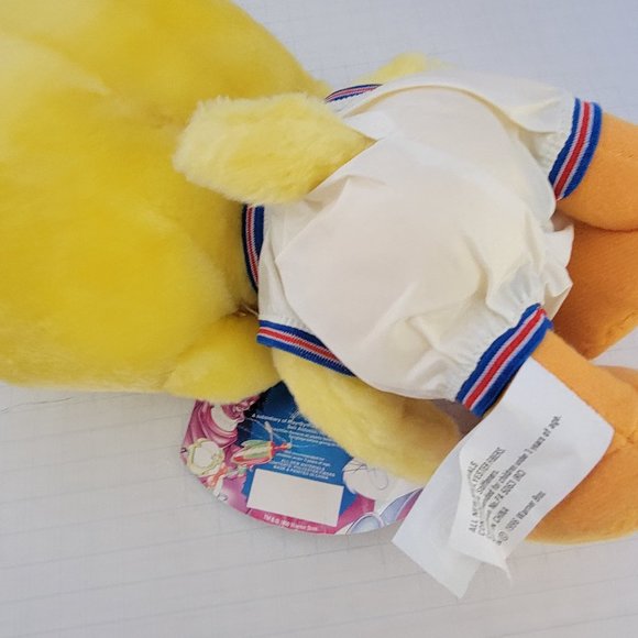 Vintage w Tag 1996 Warner Brothers Space Jam Tweety Bird Tune Squad Plush Toy - Picture 7 of 16